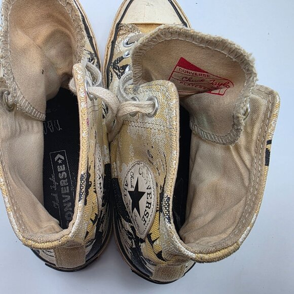 Converse Chuck 70 Floral Fushion Flower Womens Size 8.5 Yellow White Shoes - Picture 5 of 15